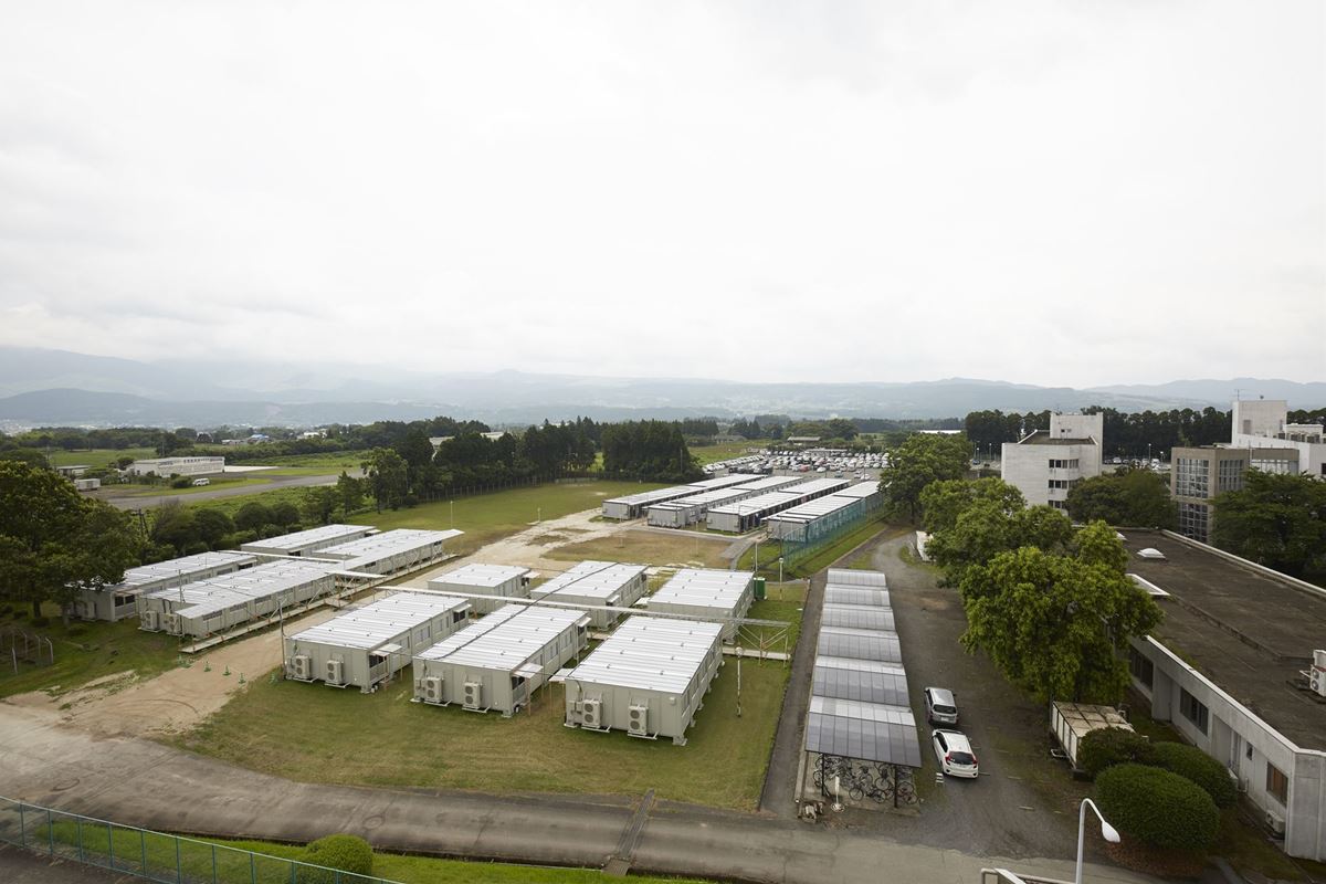 仮設　プレハブ 楽天市場】【中古】4.8m 2連棟 ユニットハウス 5.9坪 11.9畳 19.7平米